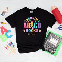 T-Shirt, Teacher Gift, Learning ABCD Rocks