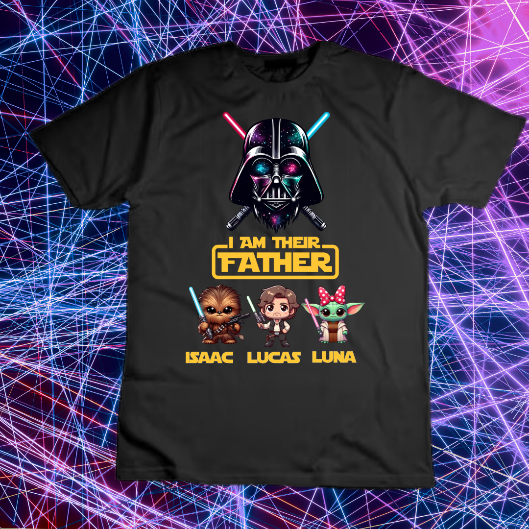 T-Shirt, Darth & Personalized Characters