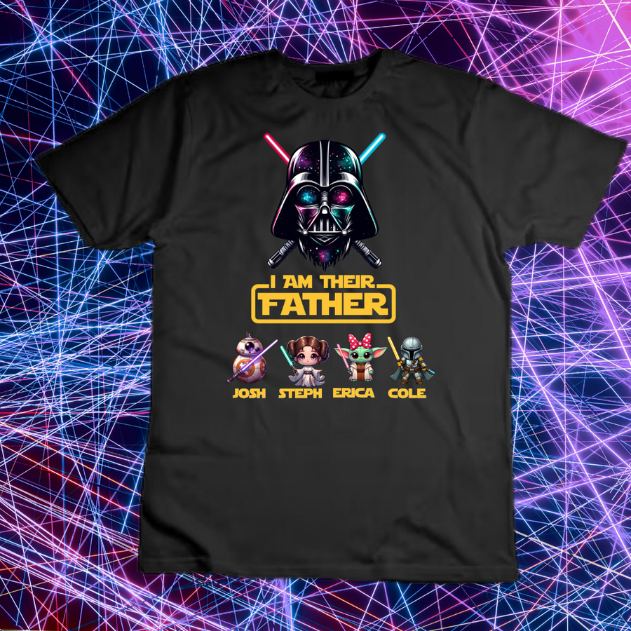 T-Shirt, Darth & Personalized Characters