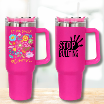 Tumbler, 40oz Stanleigh, Pink Shirt Day, Anti Bullying