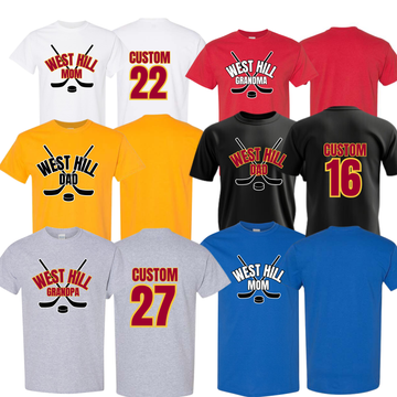 Fan Gear T-Shirt, Mom / Dad / Grandma / Grandpa / Etc