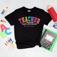 T-Shirt, Teacher Gift, Varsity Teacher