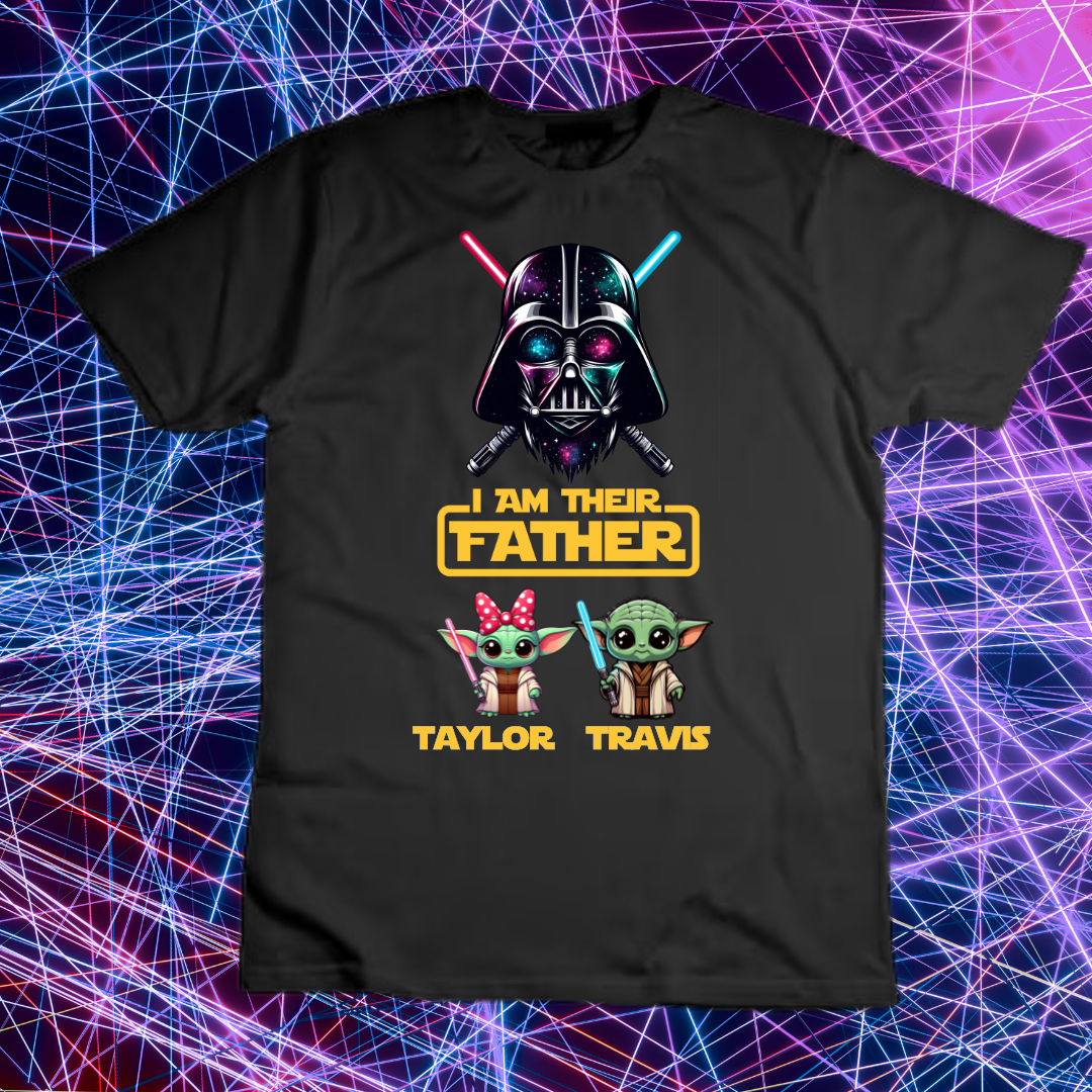 T-Shirt, Darth & Personalized Characters