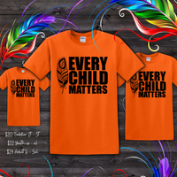 Toddler T-Shirt, Orange Shirt Day, Every Child Matters. Indigenous Reconciliation