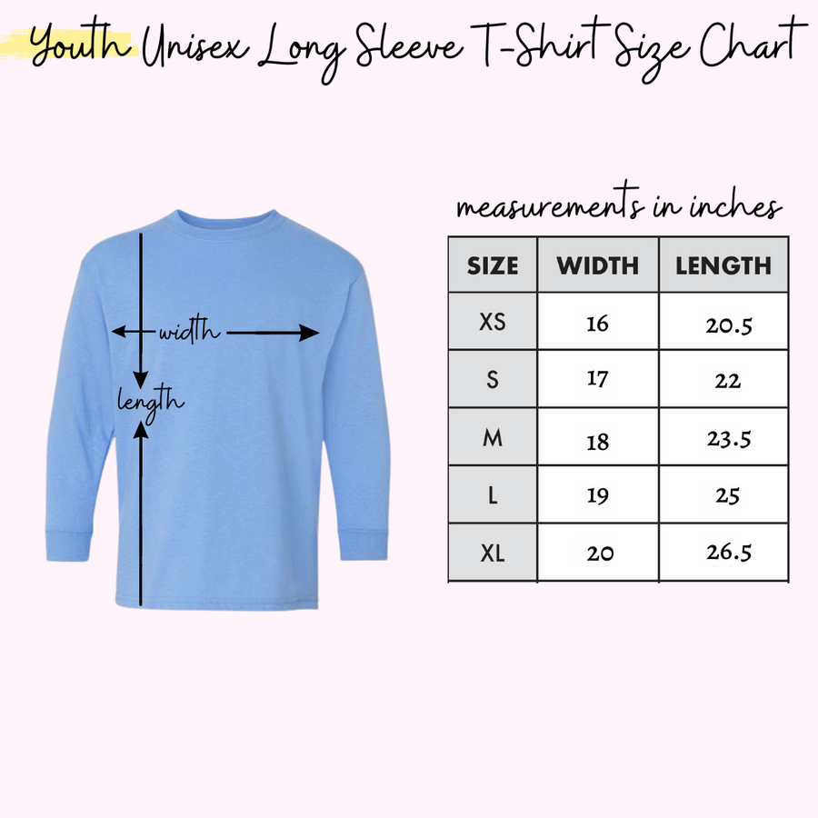 Custom Unisex Youth Long Sleeve T-Shirt, Heavy Cotton®