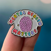 Enamel Pin, Mental Health Matters