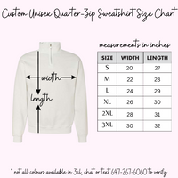 Custom Unisex Quarter-Zip Sweatshirt,  Nublend®