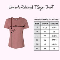 Women's Relaxed Fit T-Shirt, MMM 2024