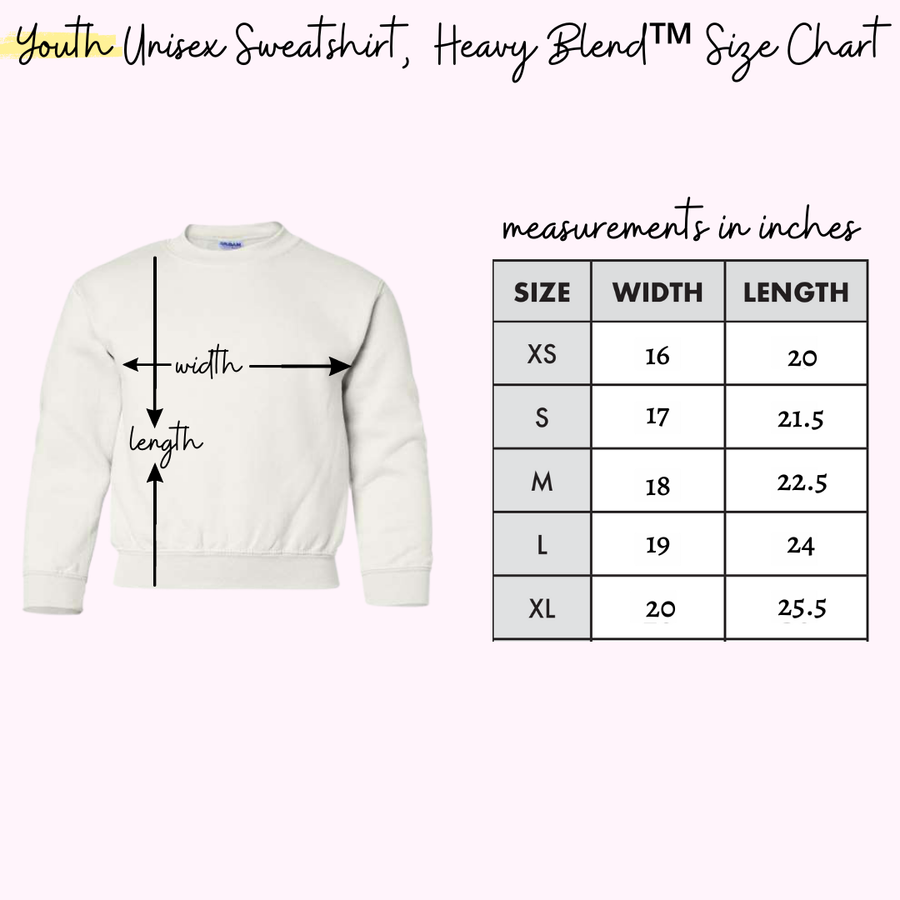 Custom Unisex Youth Sweatshirt,  Heavy Blend™